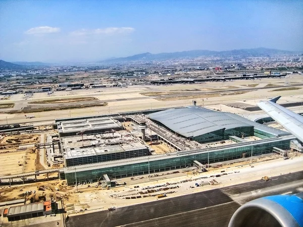 Аэропорт Barcelona, Spain — стоковое фото