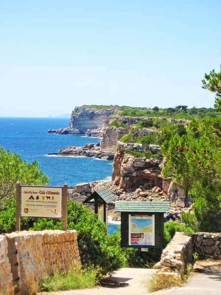 Cala s'Almunia / Cala des Moro, Mallorca — Stock fotografie