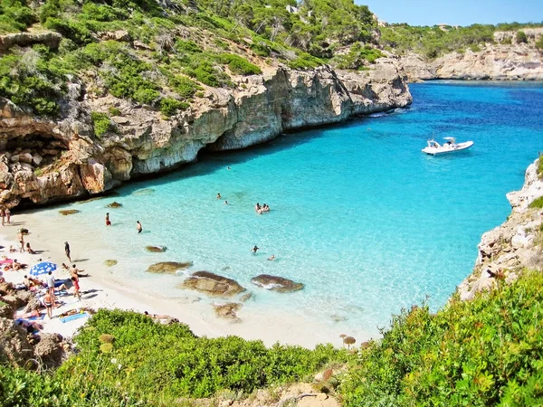 Cala des Moro, Majorca - bay with beach — Stock Photo, Image
