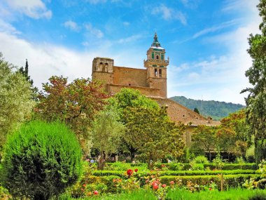 Monastery of Valldemossa, Majorca, Spain clipart