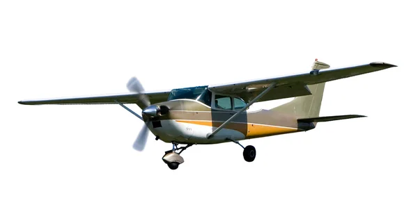 Küçük uçak / Cessna izole beyaz arka plan üzerinde