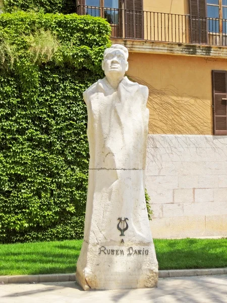 Ruben Dario monument, Palma de Majorca — Stock Photo, Image