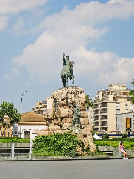 Statue of King Juame in Palma de Majorca — Stock Photo, Image
