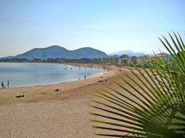 Alcudia Otel ile plaj sağ ve avuç içi ön grup.