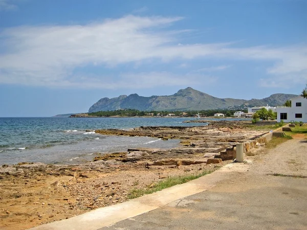 Somewhere Pollenca Alcudia View Peninsula Victoria North Majorca — Stock Photo, Image