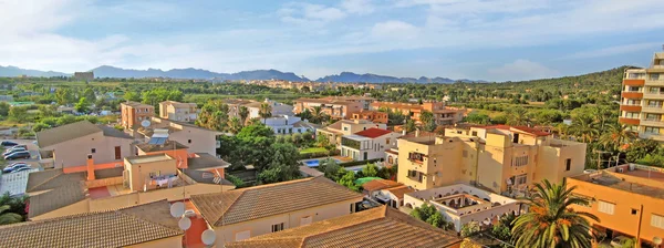 Alcudia, Majorca - panorama view over roofs — Stock Photo, Image