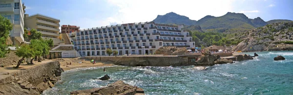 Cala Clara Barques panorama widok z hotelu, Majorka — Zdjęcie stockowe