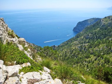 Coll Baix, Mayorka - yukarıdan görünüm Yarımadası Victoria