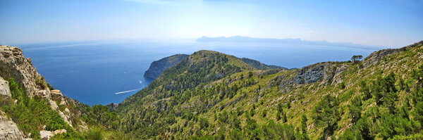 Coll Baix, Majorca - view from above of peninsula victoria