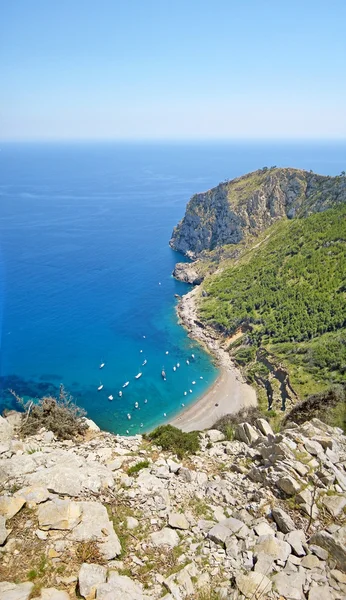 Coll Baix, berömda bay i norra Mallorca — Stockfoto