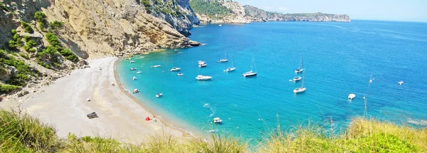 Coll Baix, híres öböl / Észak-Mallorca beach — Stock Fotó