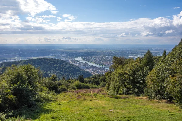 Widok na Heidelberg — Zdjęcie stockowe