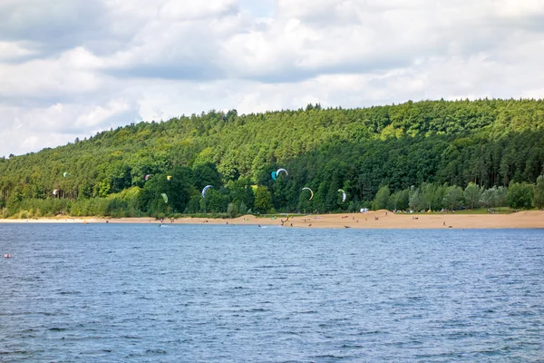 Kite surfing — Stock Photo, Image