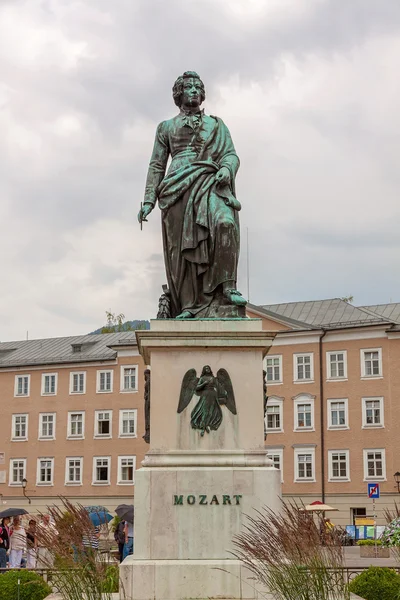 Mozart Statue, Salzburg — Stock Photo, Image