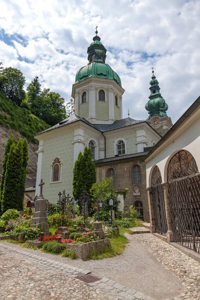 St. Peter's mezarlığı, Salzburg, Avusturya — Stok fotoğraf