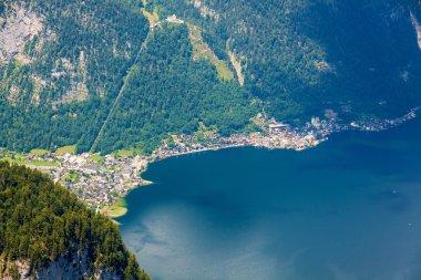 Hallstatt - Gölü Dachstein görünümünden