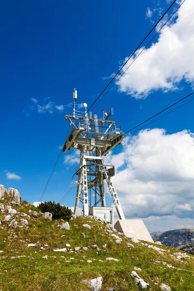 Torre de cable del teleférico — Foto de Stock