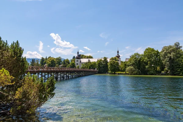 Forest and Wood Management educational institution, Gmunden — Stock Photo, Image