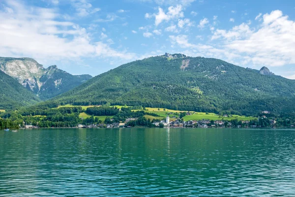 Sankt Wolfgang en el lago Wolfgangsee —  Fotos de Stock