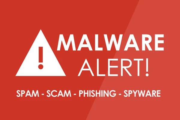 Malware Alert — Stockfoto