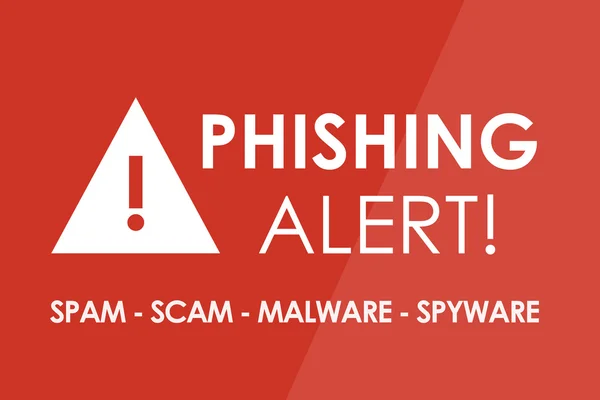 Phishing wpisu — Zdjęcie stockowe