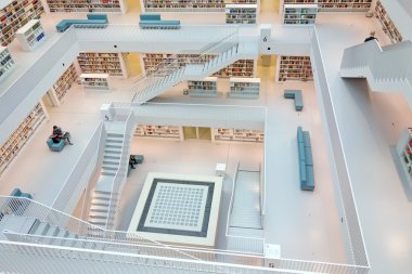 Stuttgart, Almanya'nın Belediye Halk Kütüphanesi