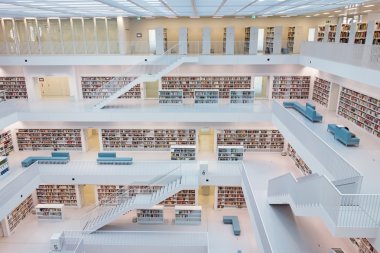 Stuttgart, Almanya'nın Belediye Halk Kütüphanesi