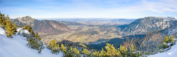 City of Bad Reichenhall - panorama mountain view — Stock Photo, Image