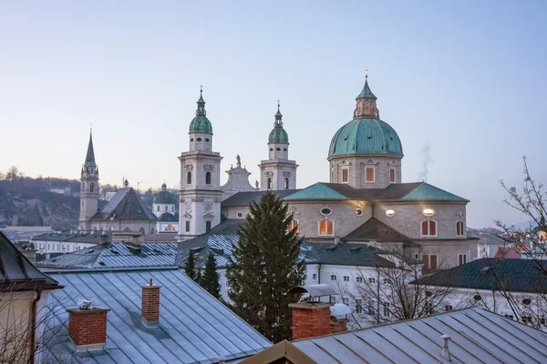 Katedra w Salzburg, Austria — Zdjęcie stockowe