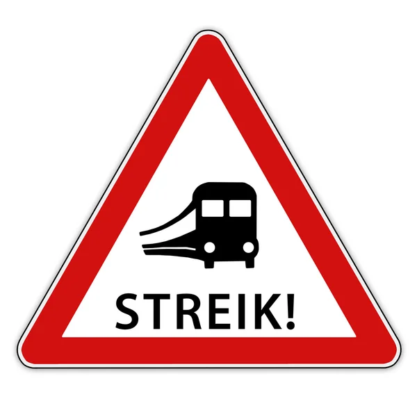 Strajk na kolei — Zdjęcie stockowe