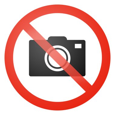 Fotoğraf işareti izin yok