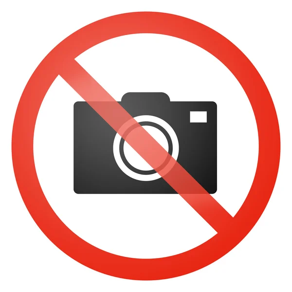 No photos allowed sign — Stock Photo, Image