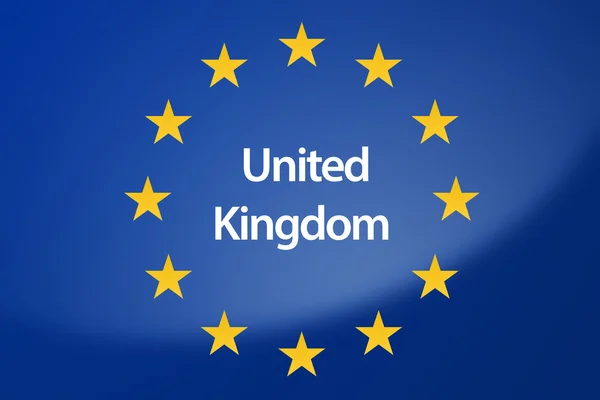Europa flag — Stockfoto