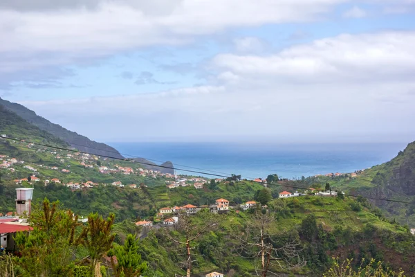 Utsikt över Porto da Cruz, Madeira — Stockfoto