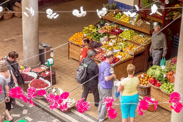 Markthalle, Funchal, Madeira - Außenansicht — Stockfoto
