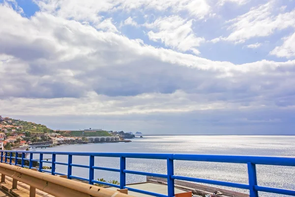 Letiště Madeira - pohled ze Santa Cruz — Stock fotografie