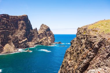 Madeira, Ponta de Sao Lourenco, Uçurumun kıyısında