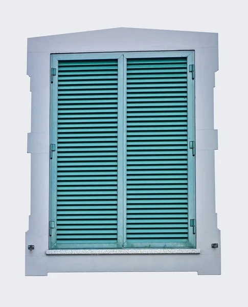 Window shutter, green — Stock Photo, Image