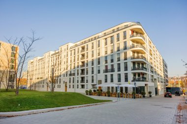 Daire ev square adlı Pariser Platz'a, Stuttgart inşa