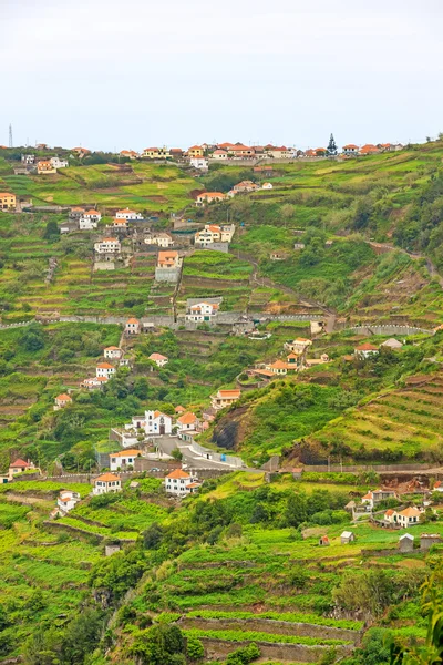 Visa över Ribeira da Janela till Atlanten — Stockfoto