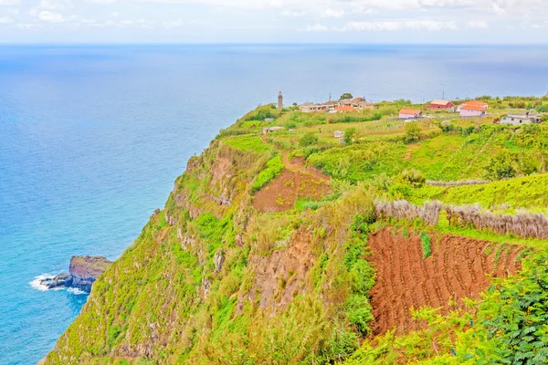 Vuurtoren Ponta de Sao Jorge, Madeira — Stockfoto
