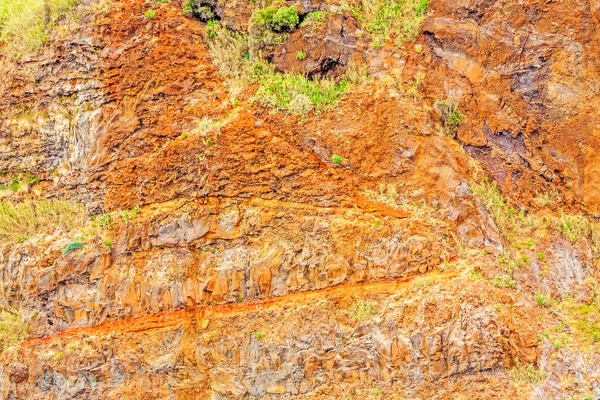 Rosto de rocha - colorido — Fotografia de Stock