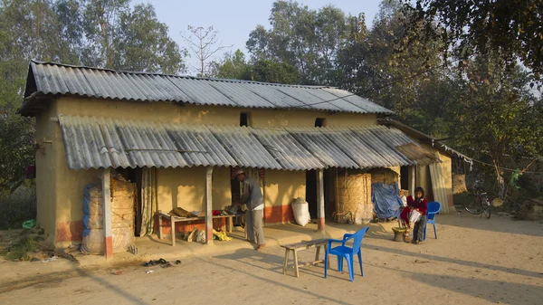 Traditional house in terai, Nepal — Stock Photo, Image
