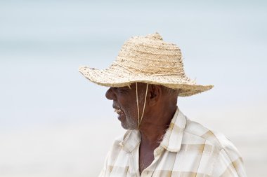 Uppuveli Beach, Sri Lanka geleneksel balıkçı