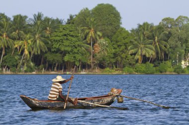 Geleneksel balıkçı Batticaloa, Sri Lanka