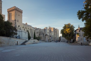 Avignon adlı gündoğumu, Provence, Fransa