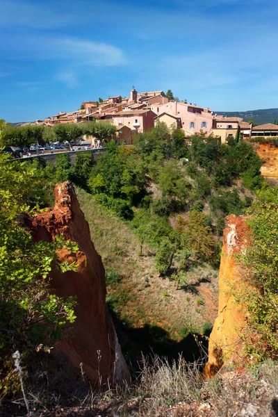 Rosellón Vaucluse, Luberon, Provenza, Francia —  Fotos de Stock