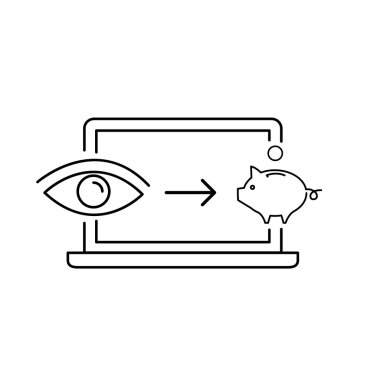 Conceptual vector of web page impression  