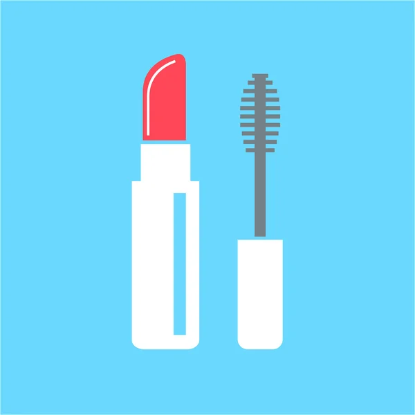 Konseptual vektor lipstik kosmetik - Stok Vektor