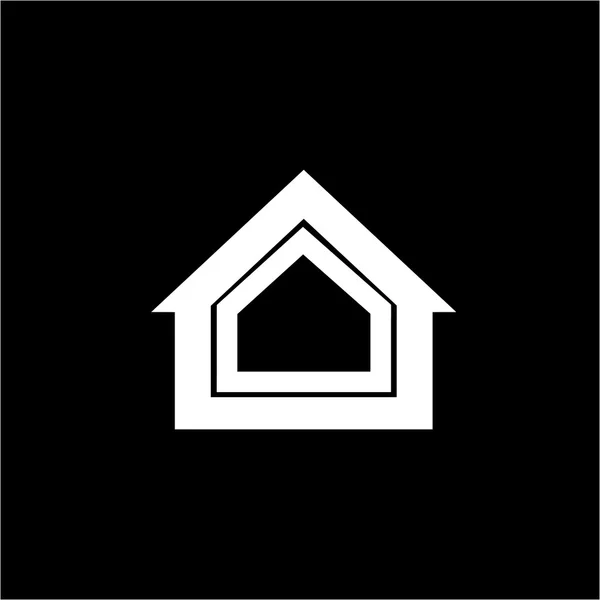 Vector conceptual icono de la casa pasiva — Vector de stock